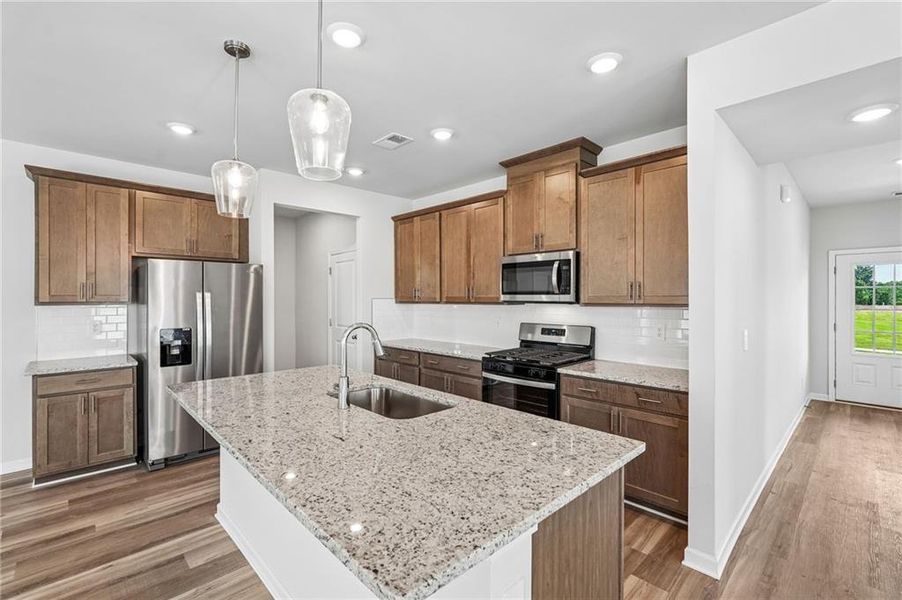 Furnished interior view inside a new home in Northwoods at Mirror Lake, Villa Rica (Image 11).