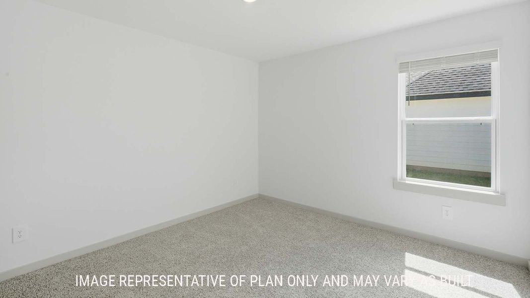 Representative unfurnished interior of a home built from the Kingston by D.R. Horton in China Grove, China (Image 27).