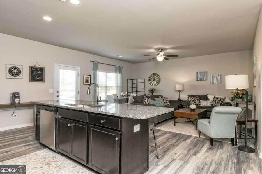 Furnished interior view inside a new home in Cobblestone Crossing Commons, Byron (Image 20).
