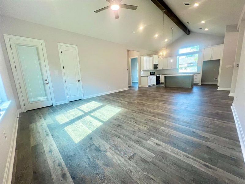 Living Room towards kitchen