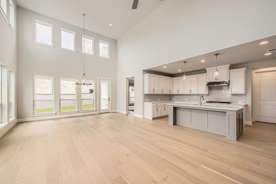 Plan 1568 Representative Photo - Living Room/Kitchen Plan 1568 Representative Photo - Living Room/Kitchen