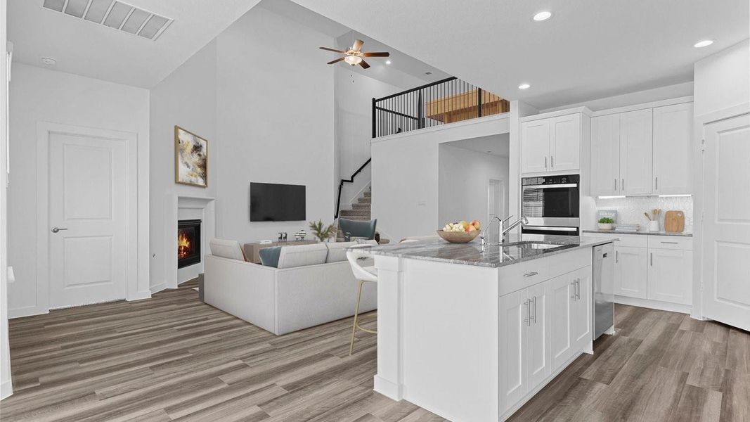 Furnished interior view inside a new home in Harvest Green, Richmond (Image 29).