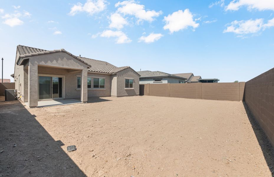 Exterior details and patio area of a home in El Cidro, Goodyear (Image 3). Exterior details and patio area of a home in El Cidro, Goodyear (Image 3).