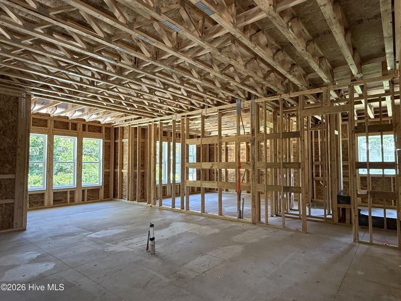 In-progress construction of a new home in East & Mason, Wilmington, NC (Image 13). In-progress construction of a new home in East & Mason, Wilmington, NC (Image 13).
