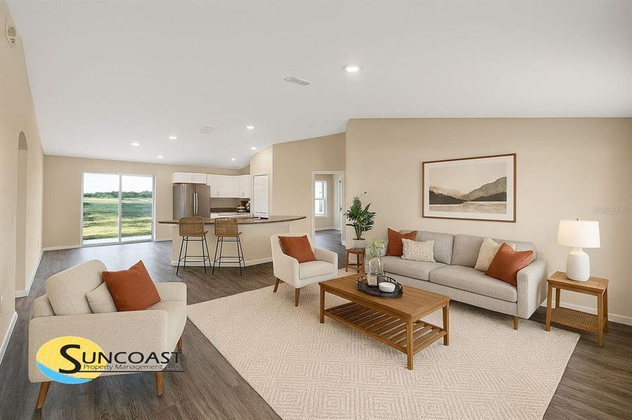 Furnished interior view inside a new home in , Ocala (Image 11). Furnished interior view inside a new home in , Ocala (Image 11).