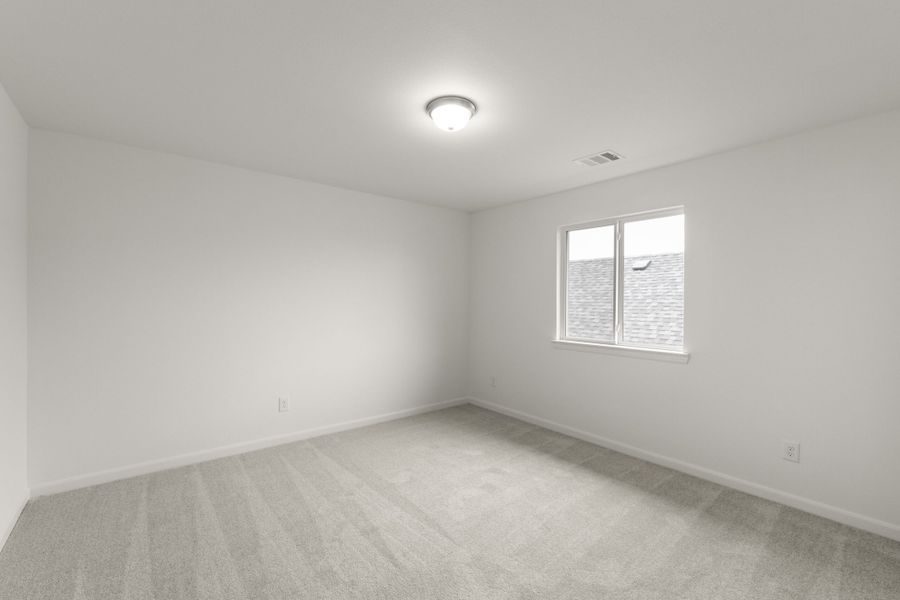 Spacious, unfurnished interior of a new home in Keeneland, Aubrey (Image 37). Spacious, unfurnished interior of a new home in Keeneland, Aubrey (Image 37).