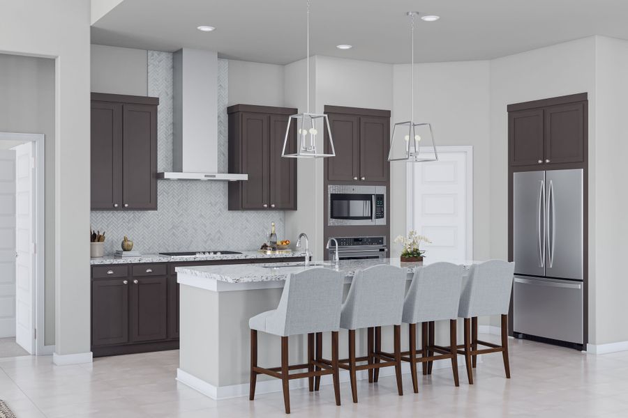 Furnished interior view inside a new home in Lagos Reserve, Manor (Image 11). Furnished interior view inside a new home in Lagos Reserve, Manor (Image 11).