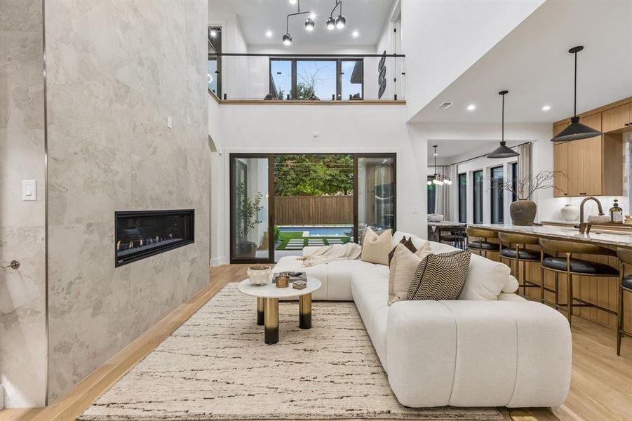 Furnished interior view inside a new home in , Dallas (Image 9).