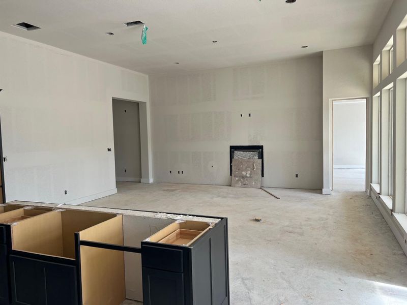 In-progress construction of a new home in Riverstone, Georgetown, TX (Image 18). In-progress construction of a new home in Riverstone, Georgetown, TX (Image 18).