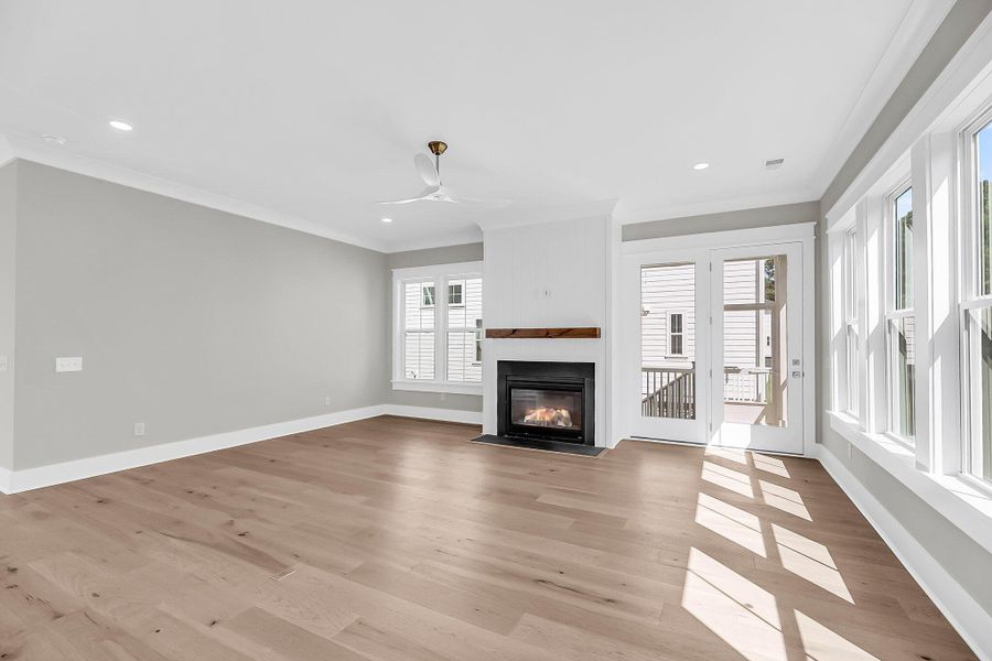 Spacious, unfurnished interior of a new home in , Awendaw (Image 59).