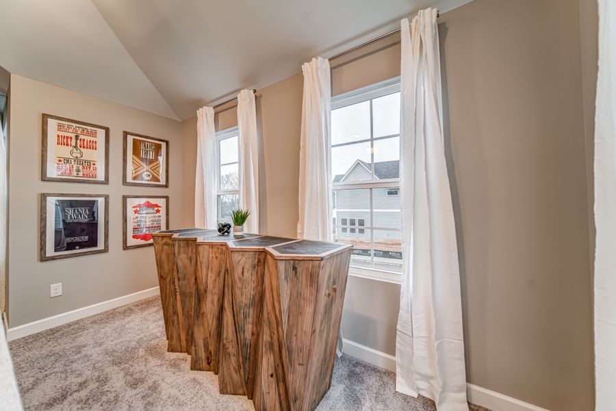 Representative furnished interior of a home built from the Crawford by Parkside Builders in The Woods, Gallatin (Image 32).