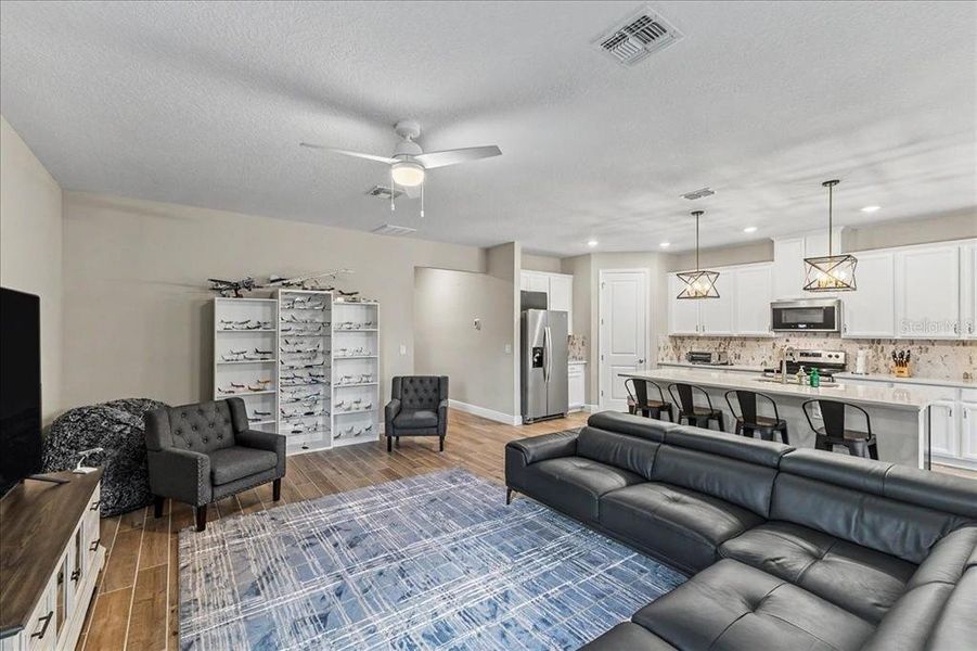Furnished interior view inside a new home in , Daytona Beach (Image 9). Furnished interior view inside a new home in , Daytona Beach (Image 9).