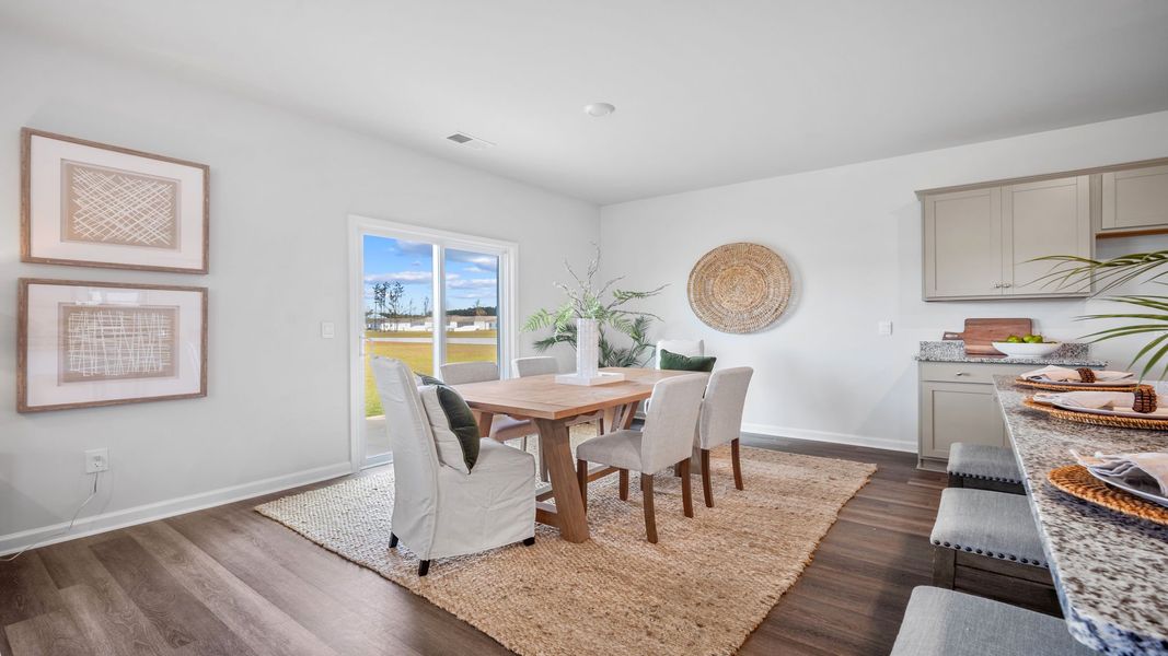 Furnished interior view inside a new home in The Groves at Bees Creek, Ridgeland (Image 6).