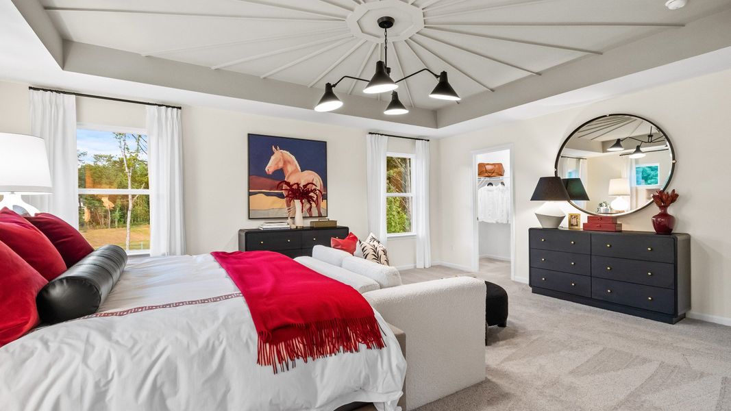 Representative furnished interior of a home built from the Wynwood by DRB Homes in Hamilton Lakes, Loganville (Image 33).