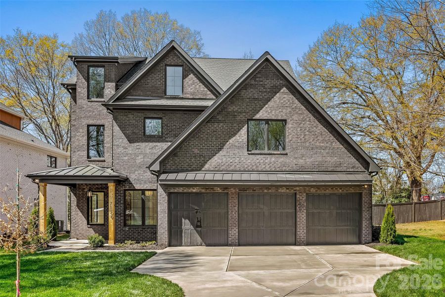 Front exterior of a new home in , Charlotte, NC, highlighting curb appeal (Image 1). Front exterior of a new home in , Charlotte, NC, highlighting curb appeal (Image 1).