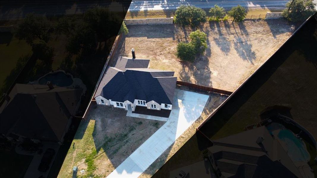 Front exterior of a new home in , Weatherford, TX, highlighting curb appeal (Image 22).