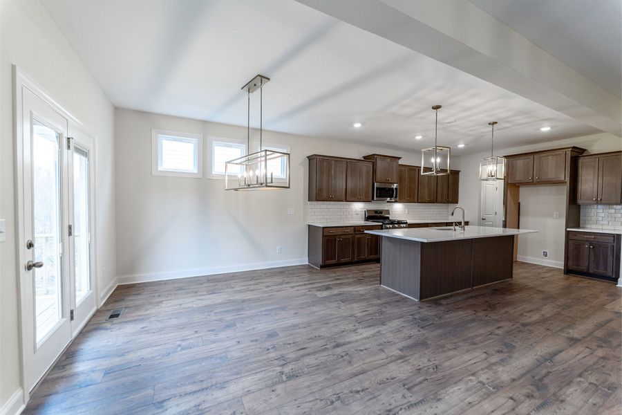 Furnished interior view inside a new home in The Retreat at Norman Farm, Hendersonville (Image 9). Furnished interior view inside a new home in The Retreat at Norman Farm, Hendersonville (Image 9).