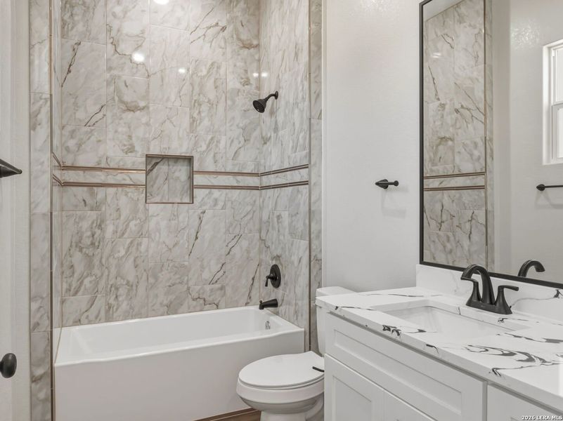 Furnished interior view inside a new home in , Lytle (Image 10).