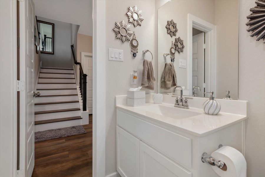 Furnished interior view inside a new home in Marvida, Cypress (Image 31).