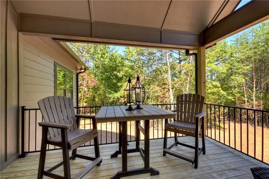Exterior details and patio area of a home in , McCaysville (Image 24).