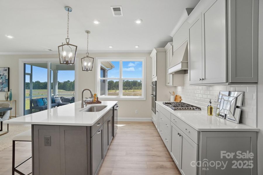 Furnished interior view inside a new home in Blair Place, Monroe (Image 28).