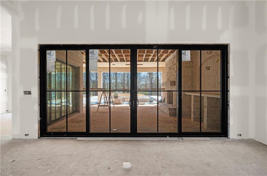 In-progress construction of a new home in , Canton, GA (Image 43).