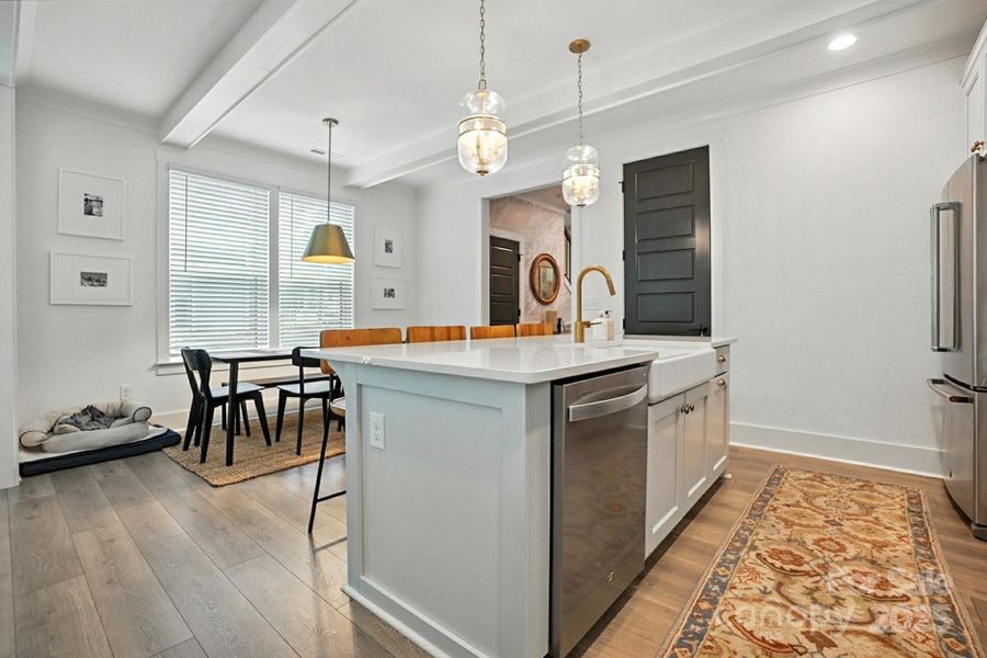 Furnished interior view inside a new home in , Charlotte (Image 38).