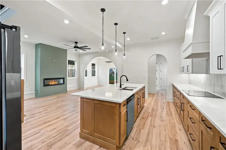 Furnished interior view inside a new home in , Atlanta (Image 12).