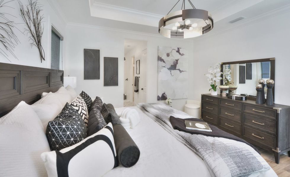 Furnished interior view inside a new home in Persimmon Park, Wesley Chapel (Image 23). Furnished interior view inside a new home in Persimmon Park, Wesley Chapel (Image 23).