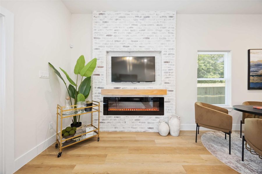 Furnished interior view inside a new home in , Houston (Image 3). Furnished interior view inside a new home in , Houston (Image 3).