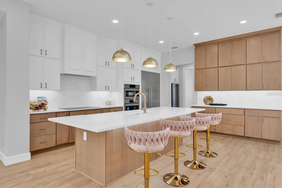 Furnished interior view inside a new home in , St. Petersburg (Image 9).