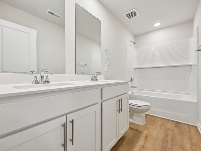 Furnished interior view inside a new home in Oak Manor - Classic Series, Garner (Image 6).