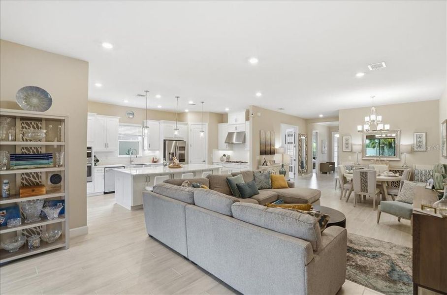 Furnished interior view inside a new home in Esplanade at Artisan Lakes, Palmetto (Image 12).