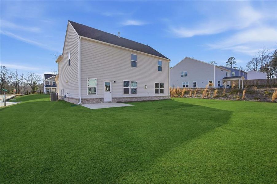 Exterior details and patio area of a home in , Dawsonville (Image 22). Exterior details and patio area of a home in , Dawsonville (Image 22).