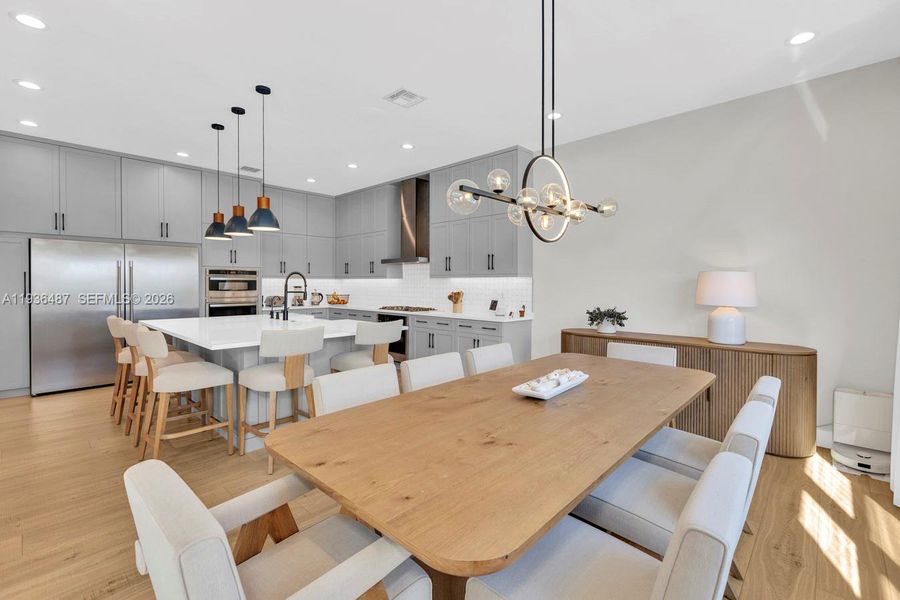 Furnished interior view inside a new home in , Boca Raton (Image 16).