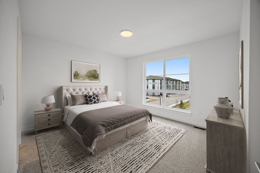 Representative furnished interior of a home built from the Willow by Lokal Homes in The Commons at Victory Ridge, Colorado Springs (Image 7).