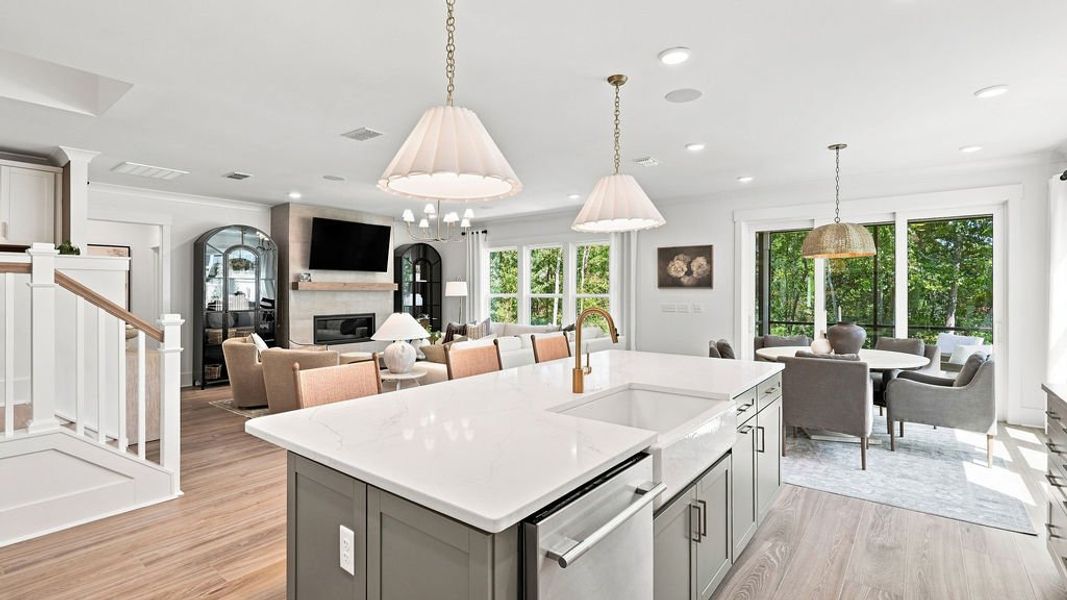 Representative furnished interior of a home built from the Vanderbilt by Pulte Homes in Fishers Wood, Columbia (Image 18).