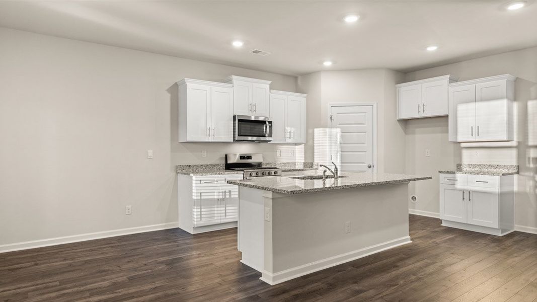 Furnished interior view inside a new home in Southwind Village, Evans (Image 8).