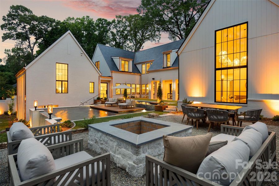 Exterior details and patio area of a home in , Charlotte (Image 26).