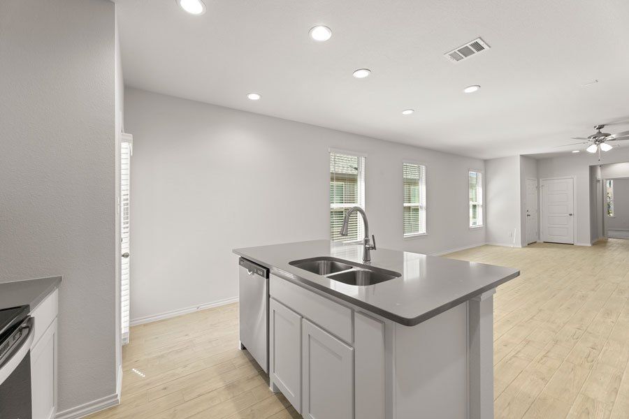 Representative exterior photo of a completed home built from the Birch by Impression Homes in Creekside Ranch, Blue Ridge, TX (Image 8).