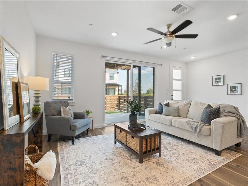 Furnished interior view inside a new home in , Prosper (Image 7).