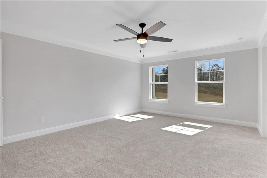 Spacious, unfurnished interior of a new home in Villas at Dawsonville Townhomes, Dawsonville (Image 16). Spacious, unfurnished interior of a new home in Villas at Dawsonville Townhomes, Dawsonville (Image 16).