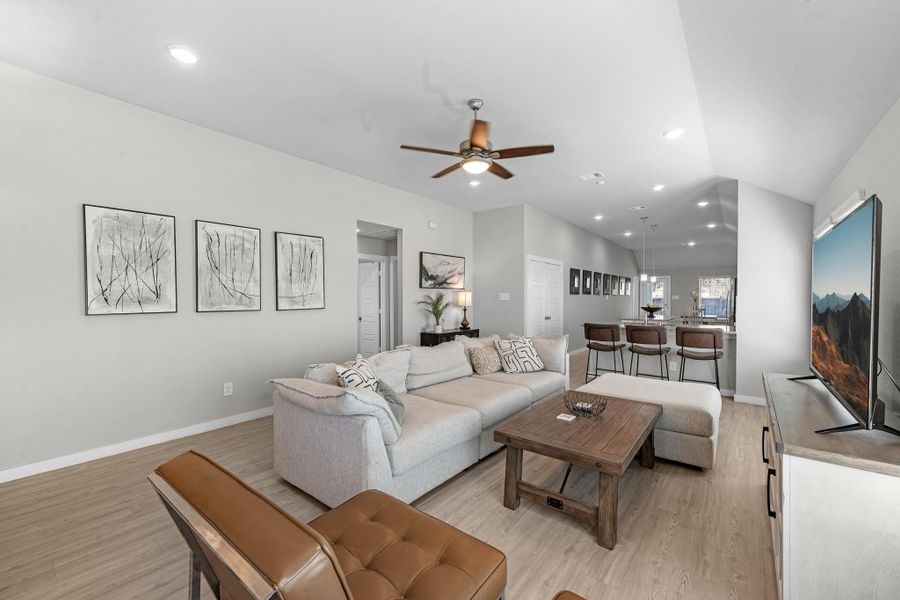 Furnished interior view inside a new home in Moran Ranch, Willis (Image 23).
