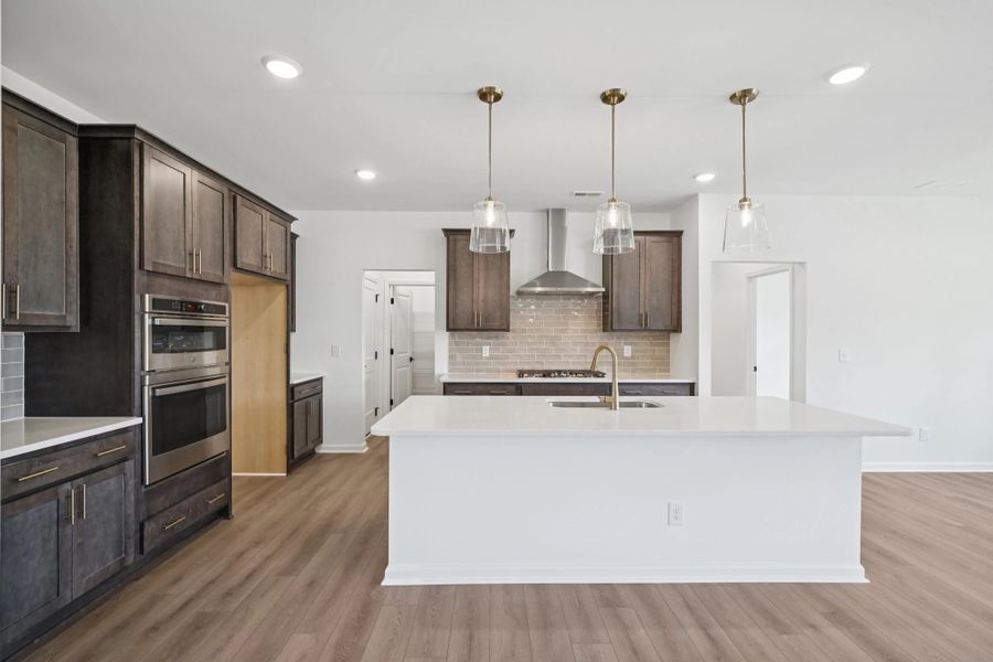 Kitchen featuring AW Collection® Oxford - Matte finishes, light wood, and refined style.