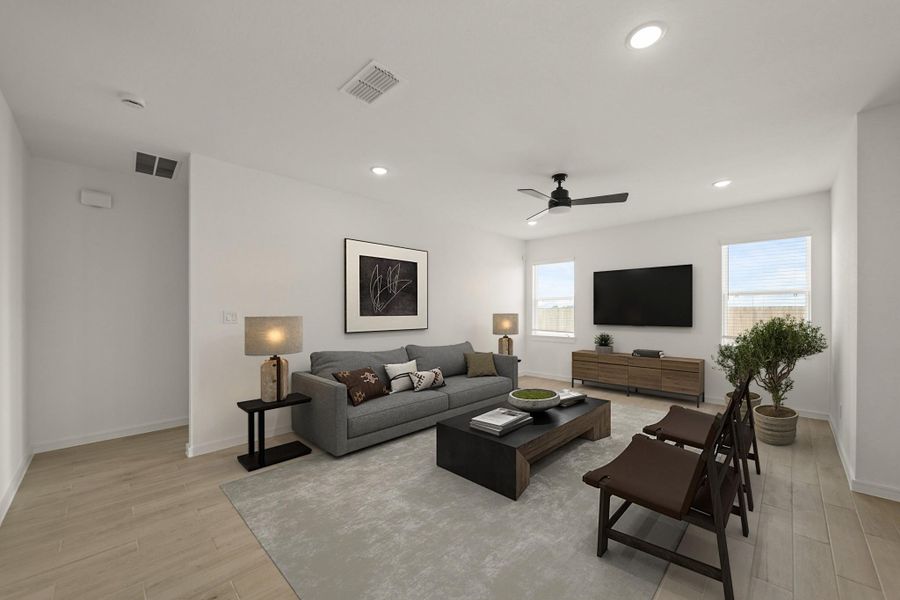 Cozy great room (*Photo not of actual home and used for illustration purposes only.)