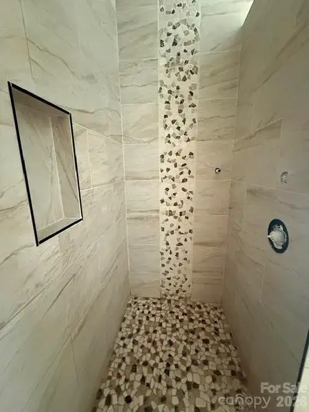 Custom Walk in tile shower