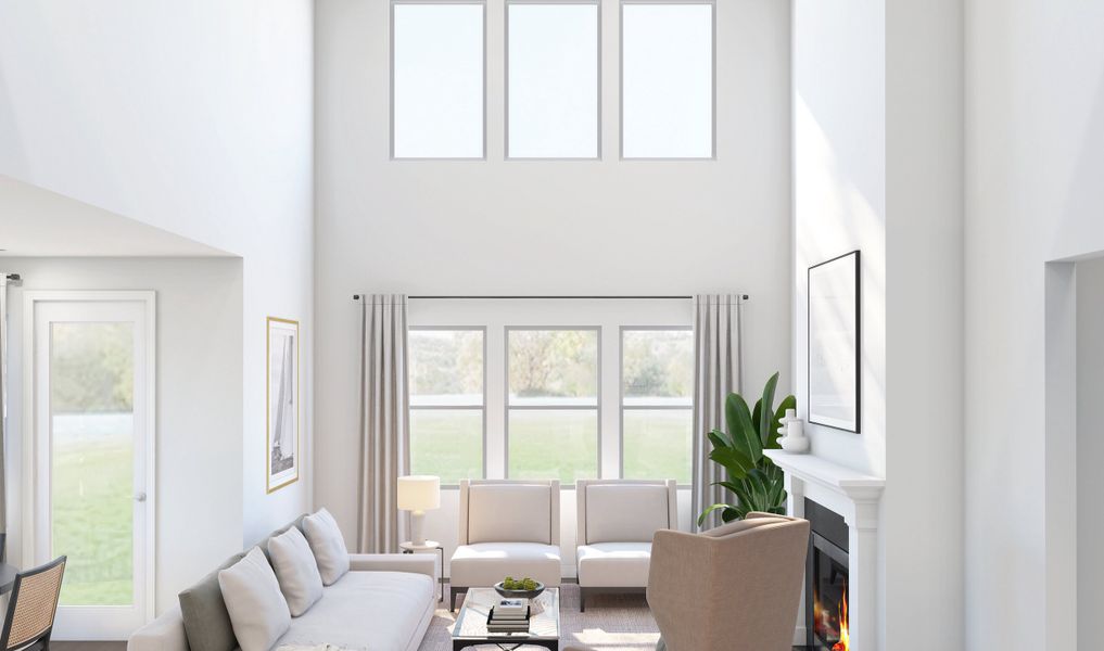 Two-story great room