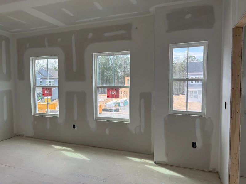 In-progress construction of a new home in The Point, Rolesville, NC (Image 14).