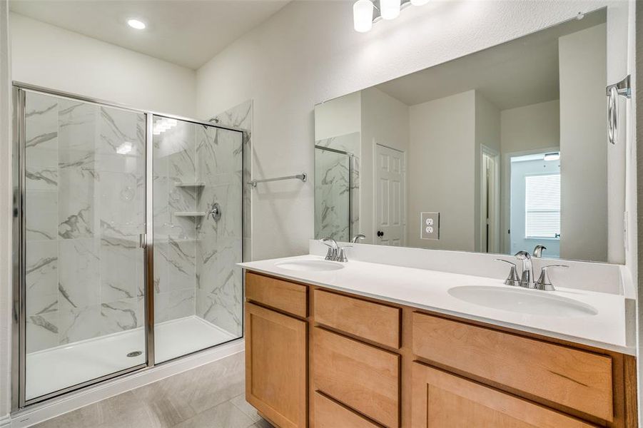 Furnished interior view inside a new home in The Preserve Estates, Justin (Image 12).