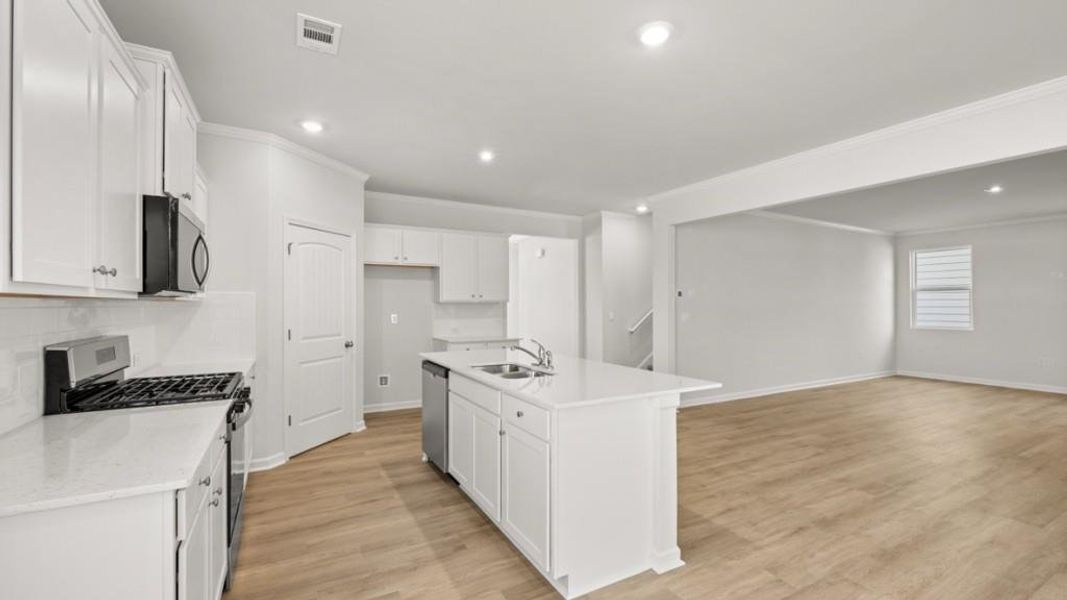 Furnished interior view inside a new home in Braselton Village, Braselton (Image 7).